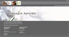 Desktop Screenshot of himanganapteekki.fi