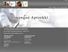 Tablet Screenshot of himanganapteekki.fi